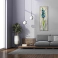 thumbnail image 3 of Epic Graffiti 'Single Stem Flower I' by Silvia Vassileva, Canvas Wall Art, 20"x60", 3 of 9