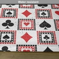 thumbnail image 6 of Ambesonne Casino Place Mats Set of 4, Playing Cards, Standard Size, Scarlet Black, 6 of 6