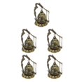 thumbnail image 3 of VONKY Dragon Fengshui Bell Good Luck Bless Home Decor Desk for Buddha head 7x7x12cm 5Set, 3 of 6