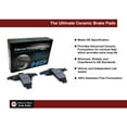 thumbnail image 2 of CD885H Rear Ultimate Ceramic Brake Pads and Hardware Kit, 2 of 4