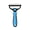 Blue, variant on Fountwell Pet Grooming Brush Undercoat Rake for Dogs Cats Deshedding Tool Remove Loose Fur Matts Dematting Comb Stainless Steel Pet Hair Remover for Home Use