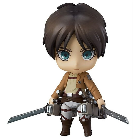 Skpitin Q Version Attack on Titan Eren Yeager Nendoroid Action Figure 375# Desktop Figures