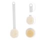 thumbnail image 3 of Ofertas Únicas 1 Pc Cepillo de Baño de Doble Cara con Mango Largo Recto para Baño Blanco, 3 of 6