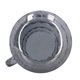 thumbnail image 2 of Grey striped galvanized glass coffee carafe, manual coffee maker with filter, 700 ml, 8.4 x 14 cm, 2 of 4