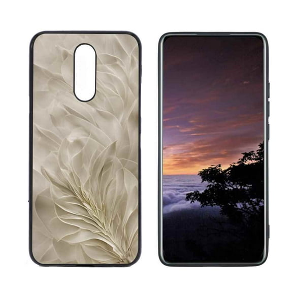 Abstract-botanical-6 Phone Case, Degined for LG X4 Case Men Women, Flexible Silicone Shockproof Case for LG X4