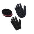 thumbnail image 1 of Hair Curl Sponge Gloves Kit 2Pcs Gloves 1PC Sponge for Hair Twist Curl Locks, 1 of 9
