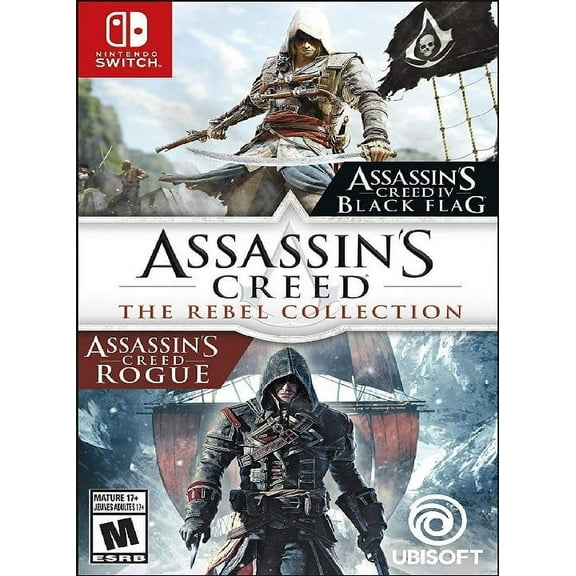 Restored Assassin's Creed The Rebel Collection (Nintendo Switch, 2019) Fighting Game (Refurbished)