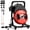 50FT 1/2 Inch, variant on Memoryfield 100FT 1/2 Inch Auto Feed Drain Cleaning Machine, Portable Electric Drain Auger with 6 Cutters & Air-Activated Foot Switch, Sewer Snake for 1–4 Inch Pipes, Red