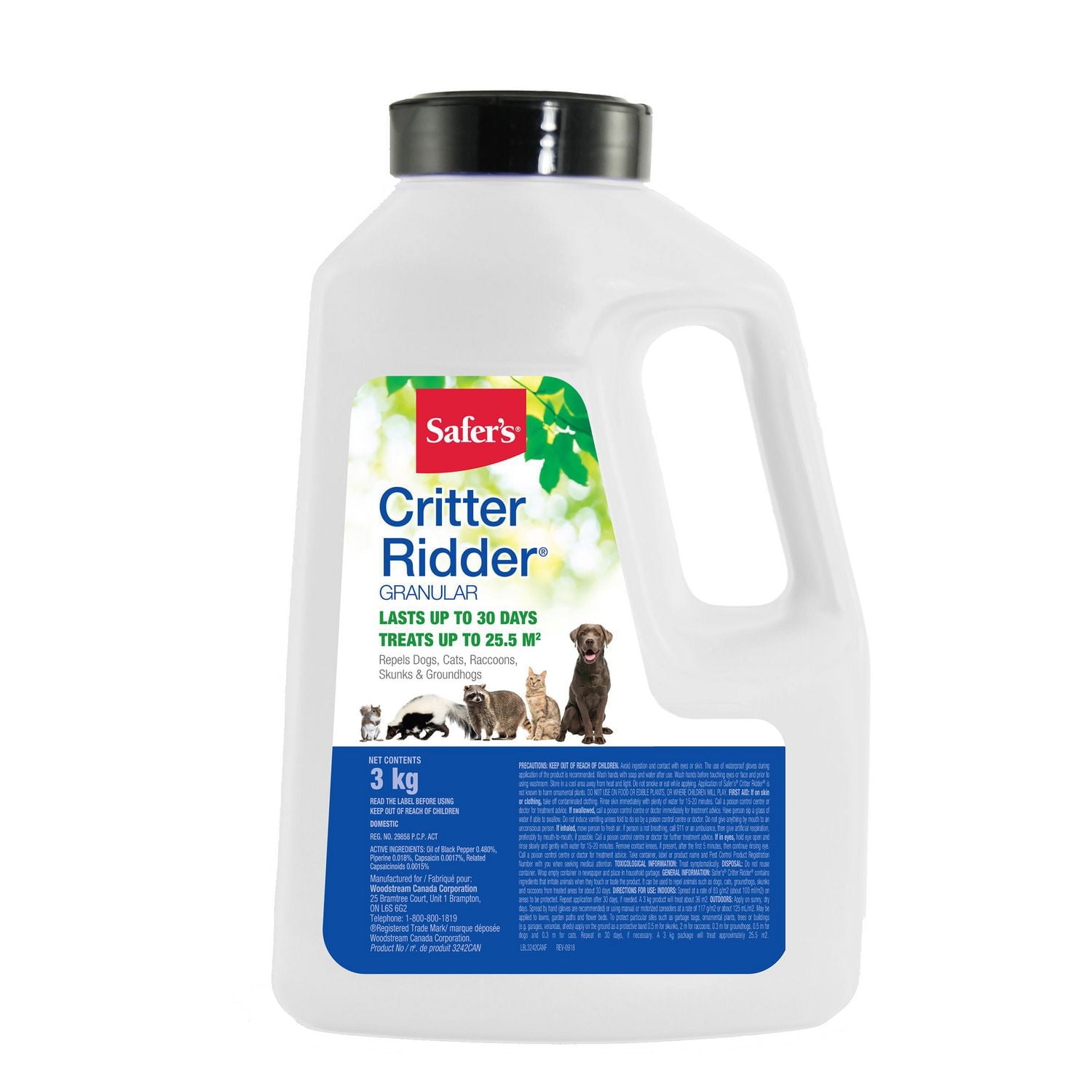 Safer’s Critter Ridder Animal Repellent Granules – 3 KG