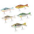 thumbnail image 1 of Swimbaits De Peces Articulados Múltiples Realistas, Plástico De Metal De 7 Segmentos Para Agua Salada, 1 of 8