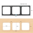 thumbnail image 2 of 86 Type Wire Box Template Electrical Outlet Installation Aids for Line Drawing Three holes, 2 of 9