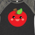 thumbnail image 4 of Inktastic Smiling Apple Boys or Girls Toddler T-Shirt, 4 of 5