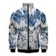 thumbnail image 3 of Chaqueta con estampado 3D de espiral de colores a la moda para hombre, estilo hip hop, de gran tamaño, con cremallera y personalidad, para niños y mujeres, 3 of 5