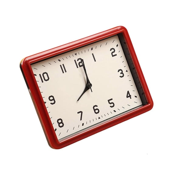 ZELVINN Quiet Alarm Clock with Arabic Numerals Battery Operated Not Ticking Analog Desk Clock for Bedroom