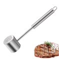 thumbnail image 1 of Meat Hammer - Professional Meat Tenderizer Mallet - 18/10 Stainless Steel - High, 1 of 5