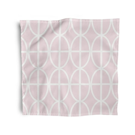 

Simply Daisy 18 x 18 Pink Ovals and Stripes Napkins Set of 4