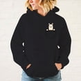thumbnail image 4 of Sudadera con capucha con estampado de alpaca y bolsillo divertido, moda para mujer y hombre, sudadera de otoño e invierno, ropa de calle para mujer, 4 of 5