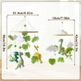 thumbnail image 3 of Dinosaur Crib Mobile – Baby Bells Wind Chime for Newborn Boys & Girls, Plush Hanging Bed Toy, Rotating Cot Decoration, 3 of 10