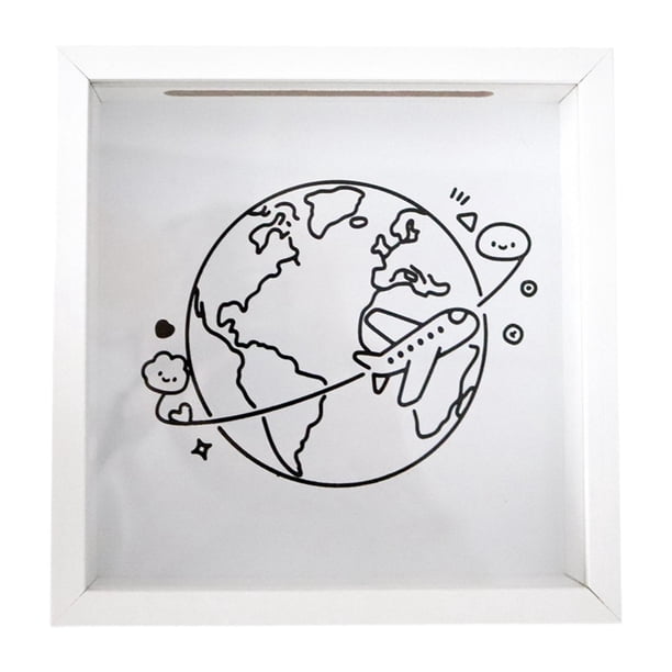 Caja de sombras Caja de recuerdos Compacta Práctica Ligera Versátil con ranura en 15 cm x 15 cm x 45 cm
