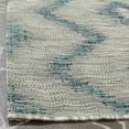 thumbnail image 4 of SAFAVIEH Courtyard Clark Chevron Indoor/Outdoor Area Rug, Grey/Blue, 5'3" x 7'7", 4 of 9