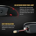 thumbnail image 5 of POSSBAY WHITE Red LED DOOR PANEL COURTESY INTERIOR LIGHTS Fit for FORD F150 F250, 5 of 5