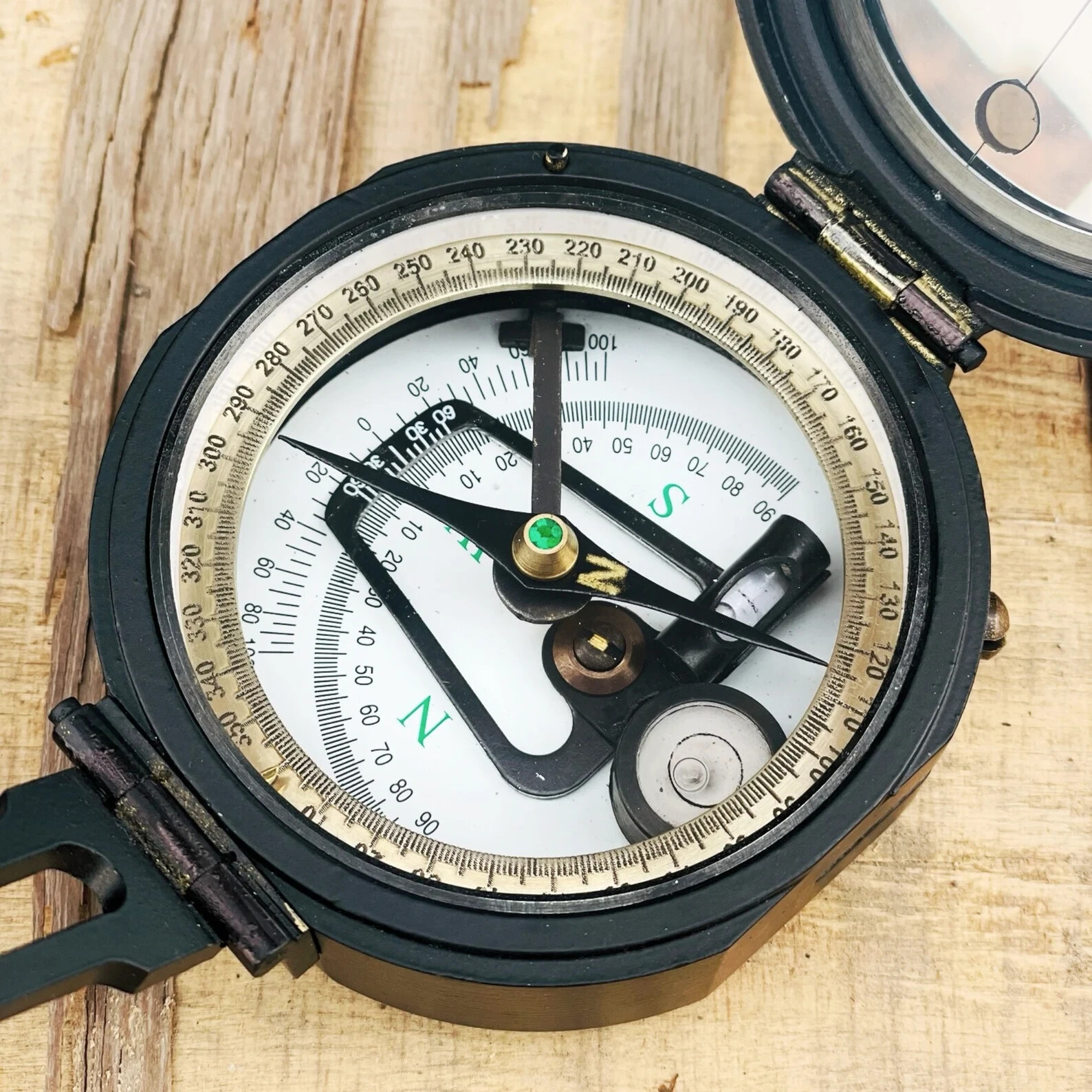 Nautical Rose London Compass Marine Collectible Pocket Compass With leather Case