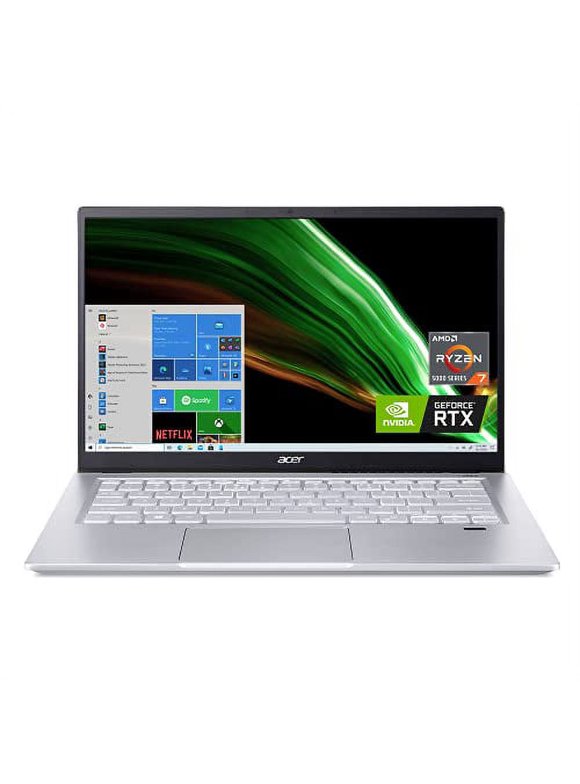 Acer Swift X SFX14-41G-R1S6 Creator Laptop | 14" Full HD 100% sRGB | AMD Ryzen 7 5800U | NVIDIA RTX 3050Ti Laptop GPU | 16GB LPDDR4X | 512GB SSD | Wi-Fi 6 | Backlit KB |  Alexa | Windows 10 Home