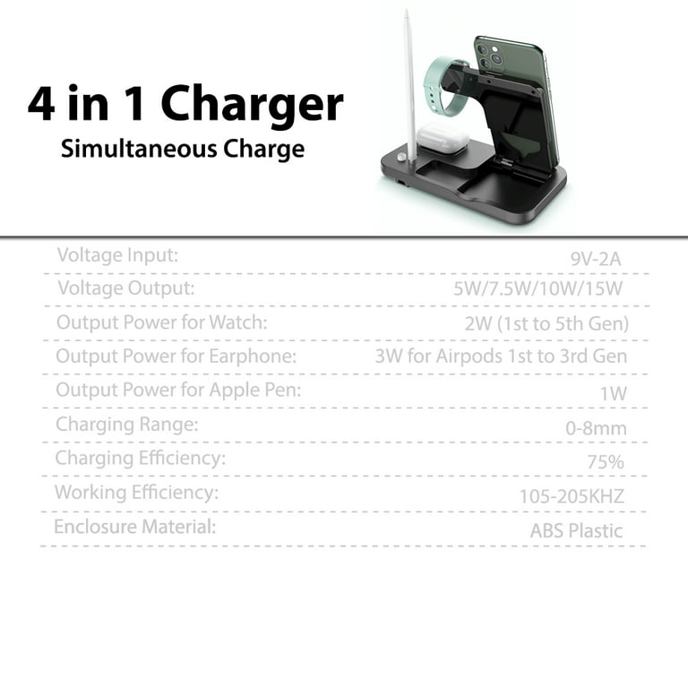 Vylis15 4-in-1 Wireless Dock 15W  Best Wireless Charger – UltraProlink