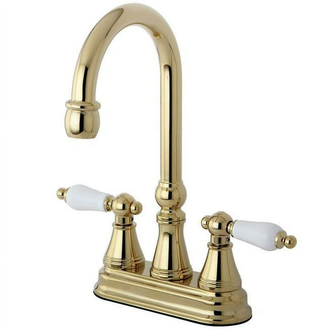 Kingston Brass KS2492PL Robinet de Bar 2,38 Po, Laiton Poli