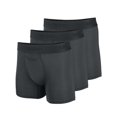 thumbnail image 1 of Pack de 3 bóxers Trunk Underwear Tommy John Second Skin para hombre, color gris, 1 of 6