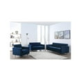 thumbnail image 4 of Meridian Furniture Lola Contemporary Velvet Sofa in Navy, 4 of 5