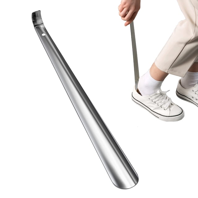 Calzador Largo de 42cm de Metal Largo Muy Estable con Forma Ergonómica