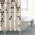 thumbnail image 4 of Waterproof Bohemian Shower Curtain 72x72 Inch Boho Style Polyester Unique Shower Curtain for Bathroom Hotel Home Decor with 12 Plastic Hooks, 4 of 5