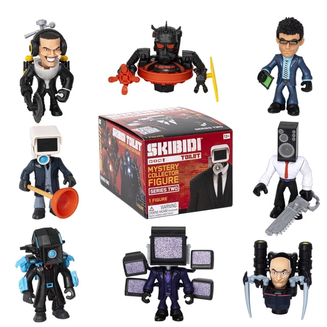 Figura de coleccionista SKIBIDI Toilet Series 2 con licencia oficial