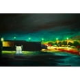 thumbnail image 3 of Barbini, Eddie 18x13 Black Modern Framed Museum Art Print Titled - Night Time, 3 of 5
