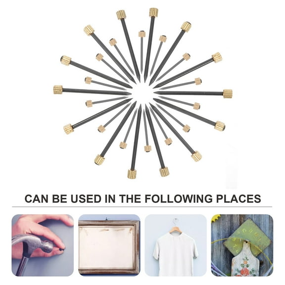 Milisten Picture Frame Nails For Hanging Picture Hanging Nails Plastic 50pcs