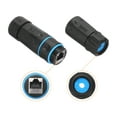thumbnail image 4 of Unique Bargains Waterproof RJ45 Coupler, Dual Head Ethernet LAN Cable Connector, Pack of 10, 4 of 6