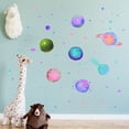 thumbnail image 5 of Stick Backsplash For Kitchen, Space Planet Wall Decals Boy Room Stickers Kids Bedroom Peel And Stick Removable Decor For Boys Girl Nursery Playroom Classroom School, 5 of 5