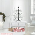 thumbnail image 2 of Ornament Display Christmas Tree with Stand - Wrought Iron Ornament Holder, 3' Black, 2 of 7