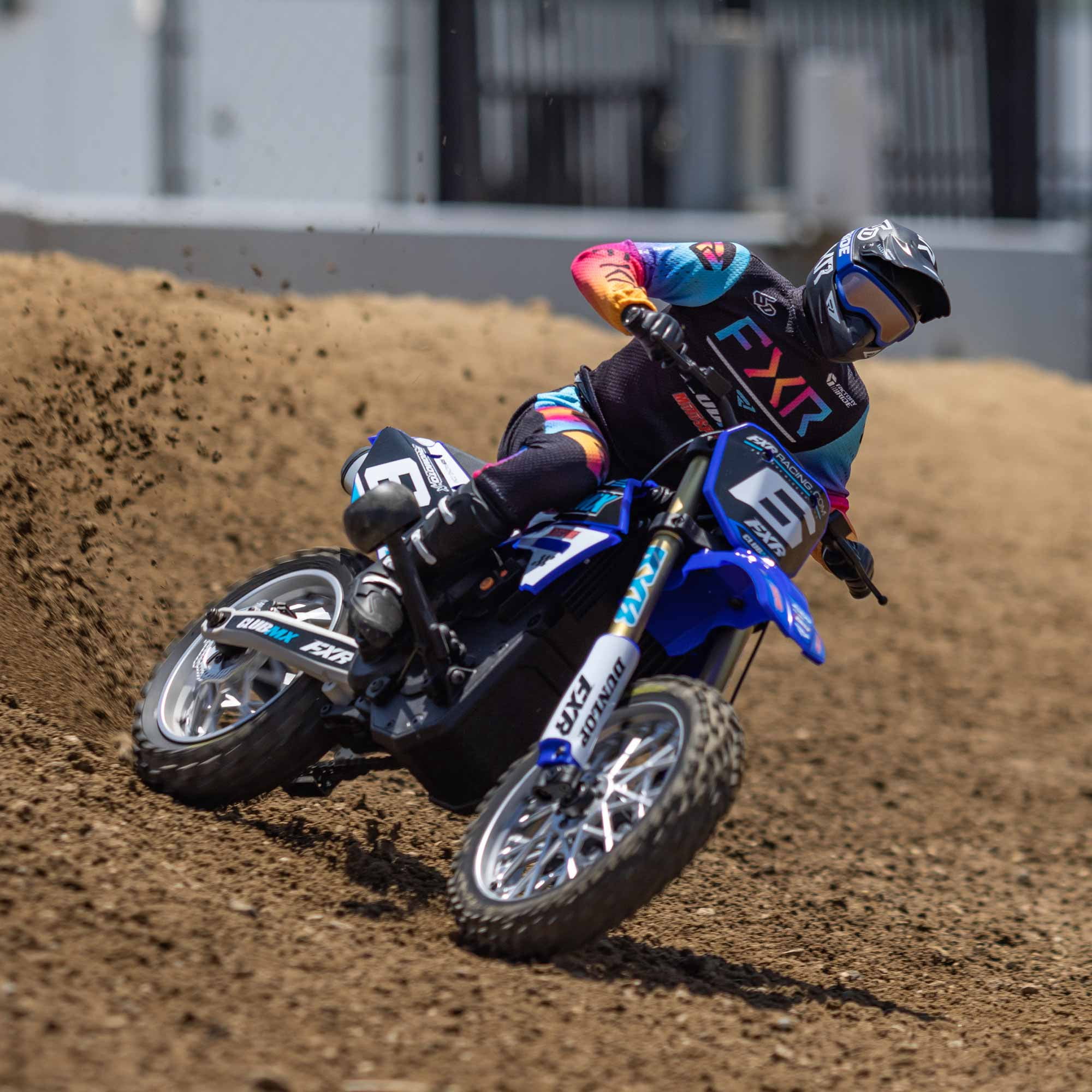 Losi RC Motorcycle Promoto-MX 1/4 Motorcycle Ready-to-Run Battery and Charger Not Included ClubMX LOS06000T2 Blue Other Gas Tank Motorcycle etc.