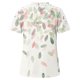 thumbnail image 4 of ICHUANYI Clearance Women Printing Round-Neck Lace Hollow Out Short Sleeve Pullover Slimming Blouse T-shirt Tops(Khaki, XXL) ICHUANYI WER2023081015955, 4 of 5