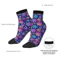 thumbnail image 6 of Pofeuu Rainbow Snowflakes Print 30cm Socks, Adult Running Hiking Socks for Youth and Adult, 6 of 7