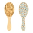thumbnail image 2 of DIXRUYE Soft Hair Brush Hair Smoothing Hair Care Teal Squirrel Pattern, 2 of 7