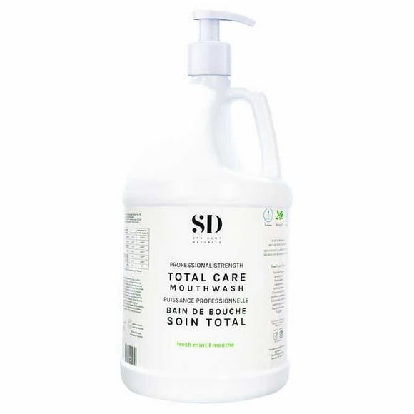 Spa-Dent Natural Mouthwash - Dry Mouth Hydrating Action – Alcohol Free Dental Office Technology – Made in Canada with Advanced Dental Grade Ingredients - 1 G