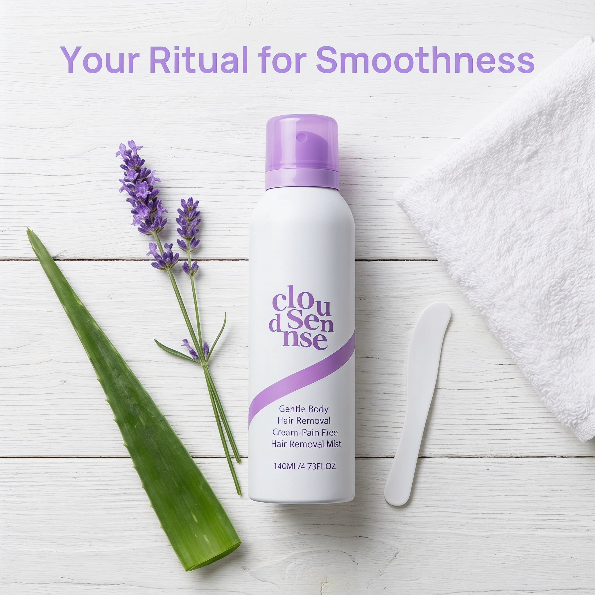 Hair Removal Spray, Gentle Body Hair Removal Spray with Skin Loving Ingredients, Smooth Skin Care Spray for Legs Arms Bikini Area and Body.(Spray)