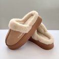 thumbnail image 4 of Suela Gruesa Pantuflas Mullidas para El Felpa Antideslizantes Hombres Y Mujeres, 4 of 9