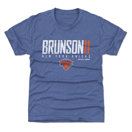 Youth 500 Level Jalen Brunson Blue New York Knicks Elite T-Shirt