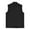 Black, variant on Men's Linen Vest - Casual, Lightweight, Sleeveless Jacket for Summer Outdoor Work & Fashion, Breathable, Versatile