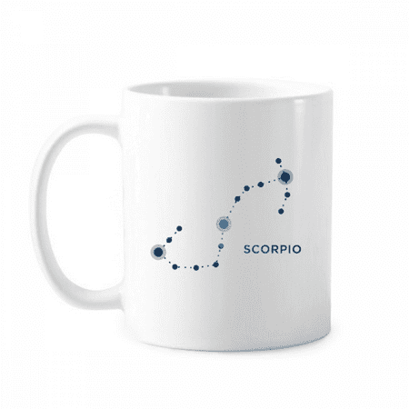 

Scorpion Constellation Sign Zodiac Mug Pottery Cerac Coffee Porcelain Cup Tableware