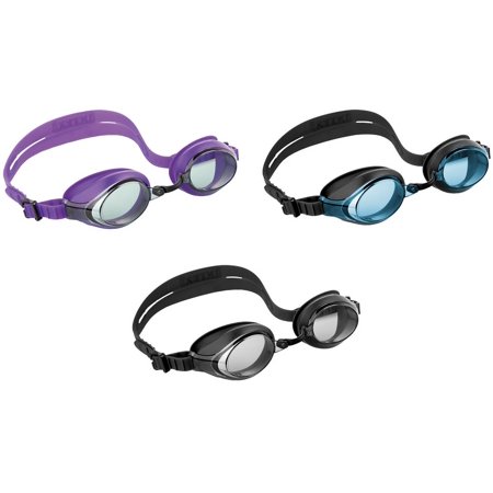 Intex Marketing 55691 Racing Swim Goggle, Silicone Frame